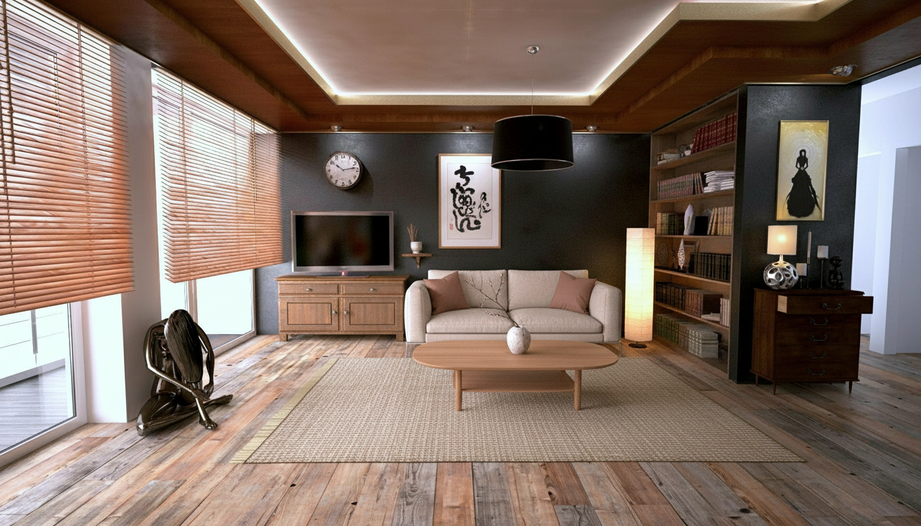 Japandi interior style preview