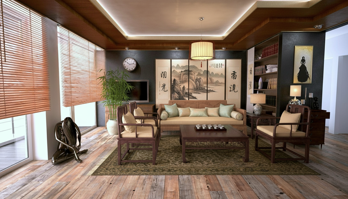 Neo-Chinese interior style preview